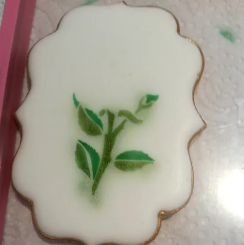 Left Stemmed Rose - Airbrushed part 2